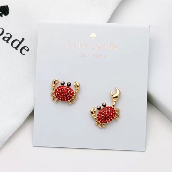 KATE SPADE • Shore Thing Crab Earrings 🔍 Crab - Picture 4 of 11